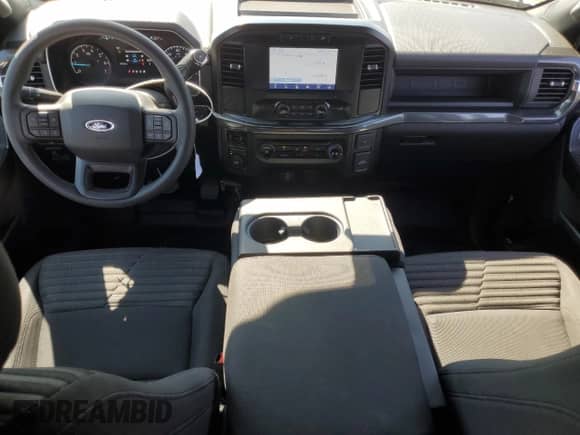 2023 Ford F-150 XL with VIN 1FTEX1EP6PKD76875, listed as a Copart auction lot 80718095 with 14,792 mi miles and Salvage title. Bid and sale history available at DreamBid. Image 8.