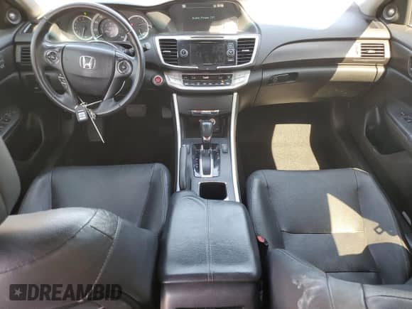 2014 Honda Accord EX-L with VIN 1HGCR3F84EA034818, listed as a Copart auction lot 80589815 with 97,871 mi miles and Salvage title. Bid and sale history available at DreamBid. Image 8.