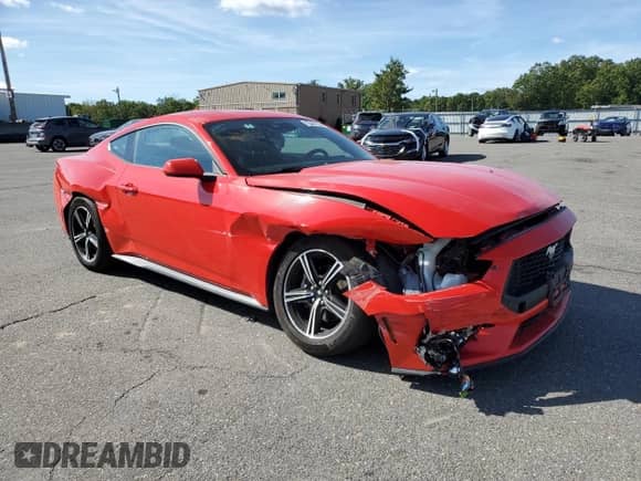 2024 Ford Mustang EcoBoost с VIN 1FA6P8TH8R5107731, выставлен на аукционе Copart как лот 84730045 с пробегом 38 607 миль миль и На запчасти • Non repairable. История ставок и продаж доступна на DreamBid. Изображение 4.