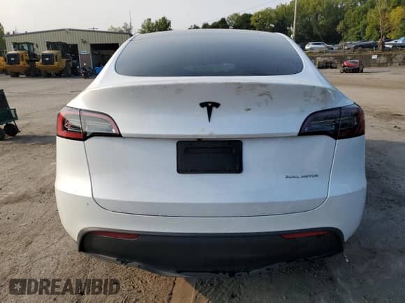 2023 Tesla Model Y Long Range with VIN 7SAYGDEE4PF697259, listed as a Copart auction lot 71120464 with Not provided miles and Clean title. Bid and sale history available at DreamBid. Image 6.
