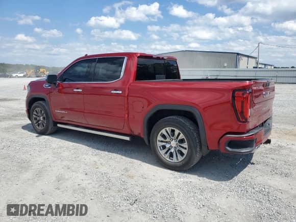 2022 GMC Sierra 1500 Denali with VIN 1GTUUGET5NZ562240, listed as a Copart auction lot 69827465 with 59,577 mi miles and Salvage title. Bid and sale history available at DreamBid. Image 2.