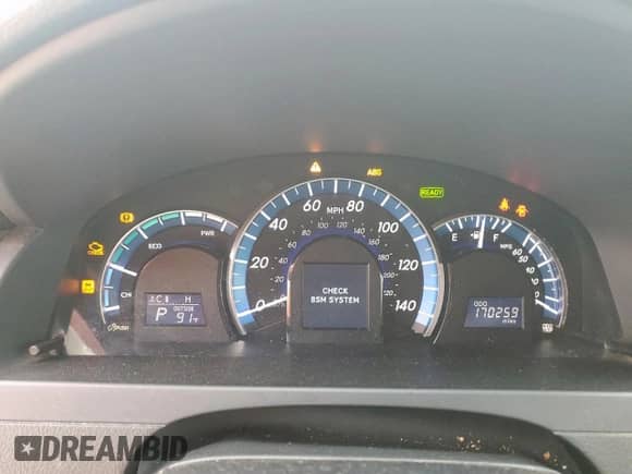 2013 Toyota Camry LE with VIN 4T1BD1FKXDU069056, listed as a Copart auction lot 70261715 with 170,259 mi miles and Salvage title. Bid and sale history available at DreamBid. Image 9.