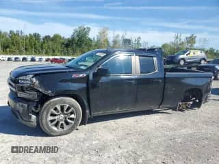 2019 Chevrolet Silverado 1500 RST with VIN 1GCRYEED1KZ291146, listed as a Copart auction lot 70683995 with 53,346 mi miles and Salvage title. Bid and sale history available at DreamBid. Image 1.