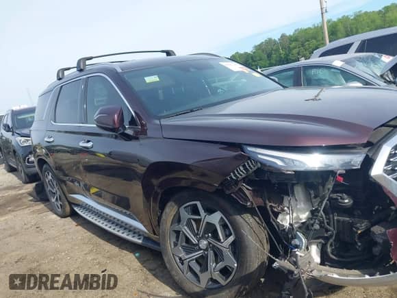2021 Hyundai Palisade Calligraphy z VIN KM8R74HE0MU276053, wystawiony jako IAAI lot #42217403 z przebiegiem 97 759 mil mil oraz . Historia ofert i sprzedaży dostępna na DreamBid. Obrazek 13.