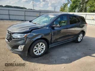 2020 Chevrolet Equinox LS with VIN 2GNAXHEV0L6185124, listed as a Copart auction lot 81813105 with 144,262 mi miles and Salvage title. Bid and sale history available at DreamBid. Image 1.