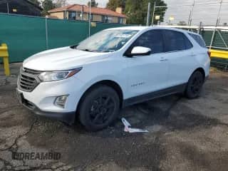 2021 Chevrolet Equinox LT with VIN 3GNAXUEV0MS132015, listed as a Copart auction lot 81601715 with 75,968 mi miles and Salvage title. Bid and sale history available at DreamBid. Image 1.