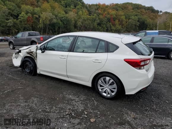 2019 Subaru Impreza with VIN 4S3GTAB66K3707442, listed as a Copart auction lot 86161025 with 24,767 mi miles and Salvage title. Bid and sale history available at DreamBid. Image 2.