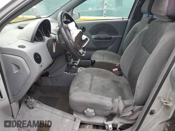 2005 Chevrolet Aveo LS with VIN KL1TD626X5B309614, listed as a Copart auction lot 66875445 with Not provided miles and Salvage title. Bid and sale history available at DreamBid. Image 7.