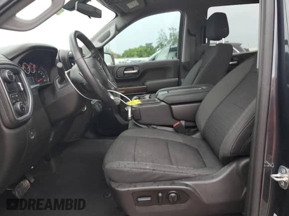2022 Chevrolet Silverado 1500 RST with VIN 1GCPWDEDXNZ148319, listed as a Copart auction lot 62749825 with 24,420 mi miles and Salvage title. Bid and sale history available at DreamBid. Image 7.