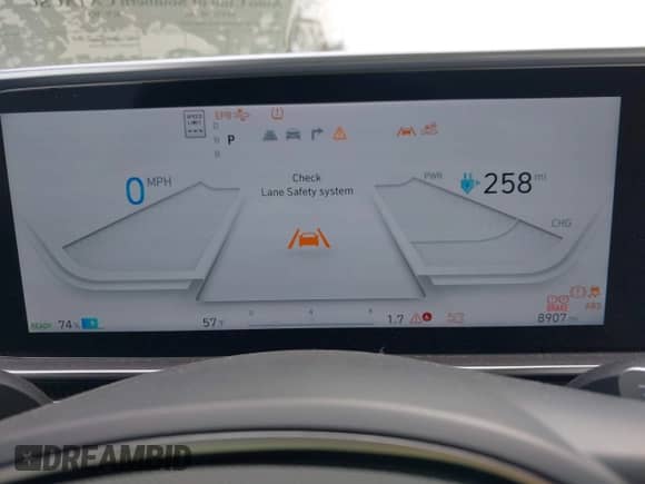 2024 Hyundai Ioniq 6 SEL with VIN KMHM34AA8RA061977, listed as a IAAI auction lot 41851674 with 8,907 mi miles and . Bid and sale history available at DreamBid. Image 7.