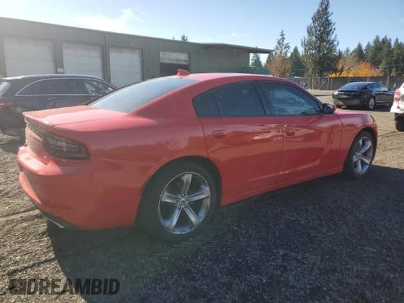 2017 Dodge Charger SXT with VIN 2C3CDXHG7HH557124, listed as a Copart auction lot 89514745 with 95,594 mi miles and Salvage title. Bid and sale history available at DreamBid. Image 3.