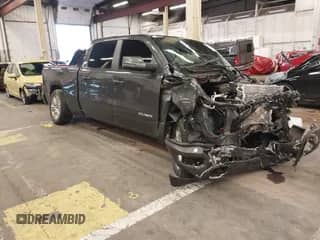 2024 Ram 1500 Big Horn with VIN 1C6SRFMT9RN186571, listed as a IAAI auction lot 41249166 with Not provided miles and . Bid and sale history available at DreamBid. Image 1.