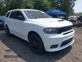 2019 Dodge Durango GT Plus with VIN 1C4RDJDG9KC525892, listed as a IAAI auction lot 42943511 with 109,040 mi miles and . Bid and sale history available at DreamBid. Image 1.