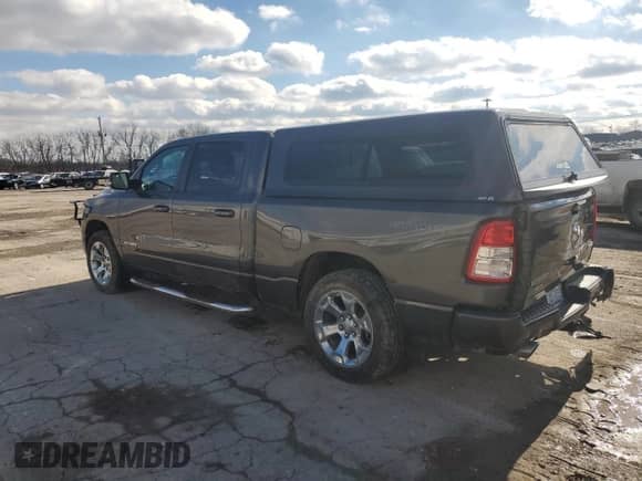 2020 Ram 1500 Big Horn with VIN 1C6SRFMT8LN329307, listed as a Copart auction lot 47875235 with 46,164 mi miles and Salvage title. Bid and sale history available at DreamBid. Image 2.