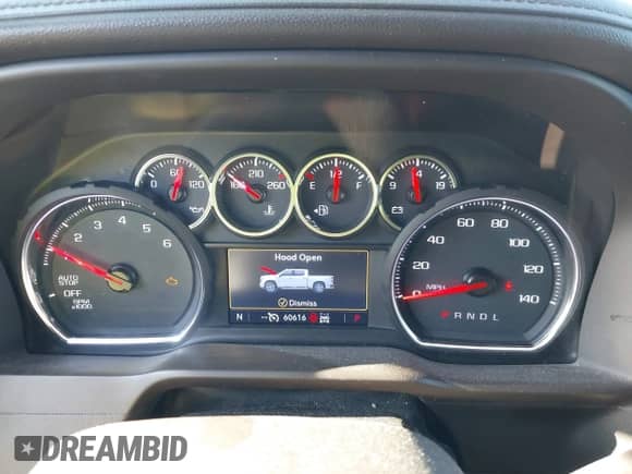 2019 Chevrolet Silverado 1500 LTZ z VIN 3GCUYGED1KG263269, wystawiony jako IAAI lot #43161983 z przebiegiem 60 616 mil mil oraz . Historia ofert i sprzedaży dostępna na DreamBid. Obrazek 7.