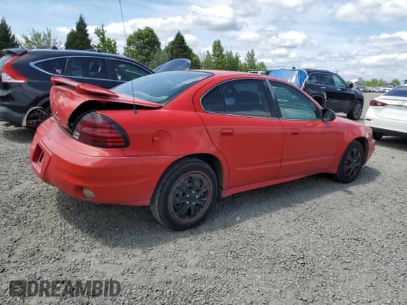 2004 Pontiac Grand Am SE1 with VIN 1G2NF52E44M593780, listed as a Copart auction lot 57867305 with 160,071 mi miles and Salvage title. Bid and sale history available at DreamBid. Image 3.