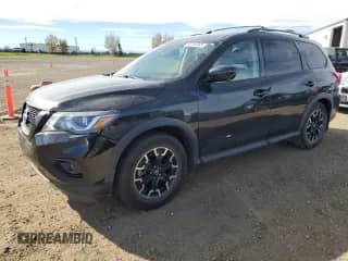 2019 Nissan Pathfinder SV z VIN 5N1DR2MM9KC644075, wystawiony jako Copart lot #85740765 z przebiegiem 107 542 mil mil oraz Szkoda całkowita • Salvage title. Historia ofert i sprzedaży dostępna na DreamBid. Obrazek 1.