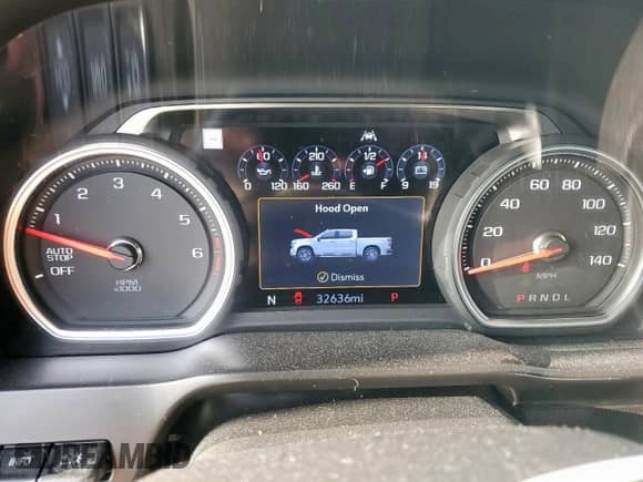 2019 Chevrolet Silverado 1500 LTZ с VIN 3GCPWEED8KG234181, выставлен на аукционе Copart как лот 63289425 с пробегом 32 636 миль миль и Списание • Salvage title. История ставок и продаж доступна на DreamBid. Изображение 9.