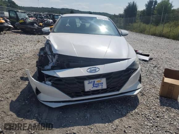 2021 Hyundai Elantra SE with VIN 5NPLL4AG3MH047796, listed as a Copart auction lot 80337615 with Not provided miles and Salvage title. Bid and sale history available at DreamBid. Image 5.
