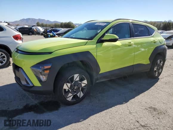 2024 Hyundai Kona SEL with VIN KM8HBCAB8RU050631, listed as a Copart auction lot 40821534 with 2,490 mi miles and Salvage title. Bid and sale history available at DreamBid. Image 1.