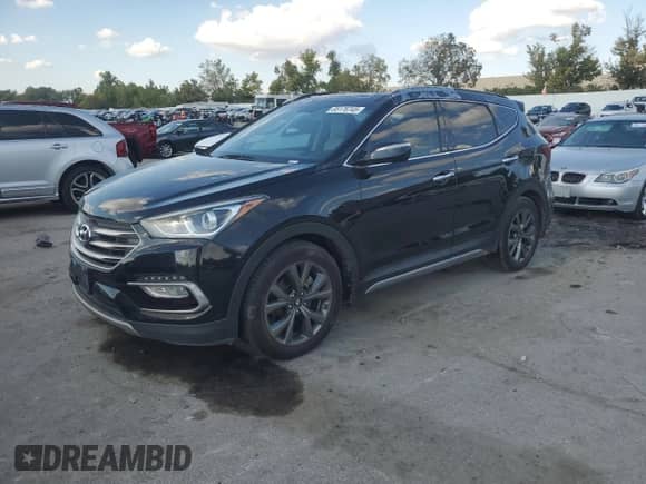 2017 Hyundai Santa Fe Ultimate with VIN 5NMZW4LA4HH042457, listed as a Copart auction lot 85176745 with 78,682 mi miles and Salvage title. Bid and sale history available at DreamBid. Image 1.