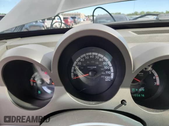 2007 Dodge Nitro SXT with VIN 1D8GU28K77W660050, listed as a Copart auction lot 81660235 with 155,676 mi miles and Salvage title. Bid and sale history available at DreamBid. Image 9.