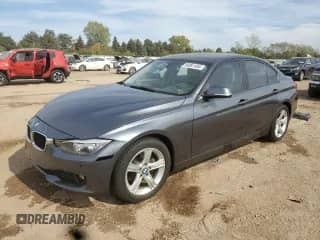 2014 BMW 3 Series 328d xDrive with VIN WBA3D5C5XEKX98585, listed as a Copart auction lot 84061455 with 95,446 mi miles and Salvage title. Bid and sale history available at DreamBid. Image 1.