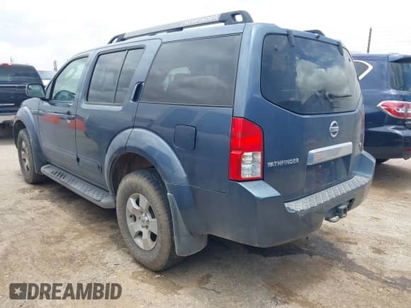 2007 Nissan Pathfinder SE with VIN 5N1AR18W37C618619, listed as a IAAI auction lot 42511316 with 202,675 mi miles and . Bid and sale history available at DreamBid. Image 3.