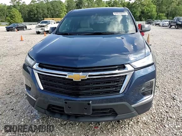 2023 Chevrolet Traverse LS with VIN 1GNERFKW5PJ294894, listed as a Copart auction lot 64830815 with 56,652 mi miles and Clean title. Bid and sale history available at DreamBid. Image 14.