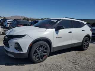 2021 Chevrolet Blazer LT z VIN 3GNKBCRS6MS582183, wystawiony jako Copart lot #81764115 z przebiegiem 28 106 mil mil oraz Szkoda całkowita • Salvage title. Historia ofert i sprzedaży dostępna na DreamBid. Obrazek 1.