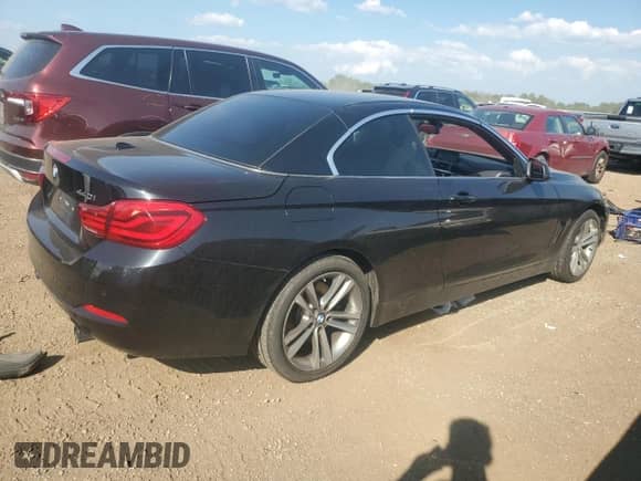 2018 BMW 4 Series 440i xDrive z VIN WBA4Z7C57JED47983, wystawiony jako Copart lot #68221545 z przebiegiem Nie podano mil oraz Szkoda całkowita • Salvage title. Historia ofert i sprzedaży dostępna na DreamBid. Obrazek 3.