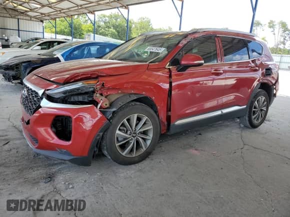 2019 Hyundai Santa Fe Limited с VIN 5NMS53AD4KH060010, выставлен на аукционе Copart как лот 68951425 с пробегом 91 537 миль миль и Списание • Salvage title. История ставок и продаж доступна на DreamBid. Изображение 1.
