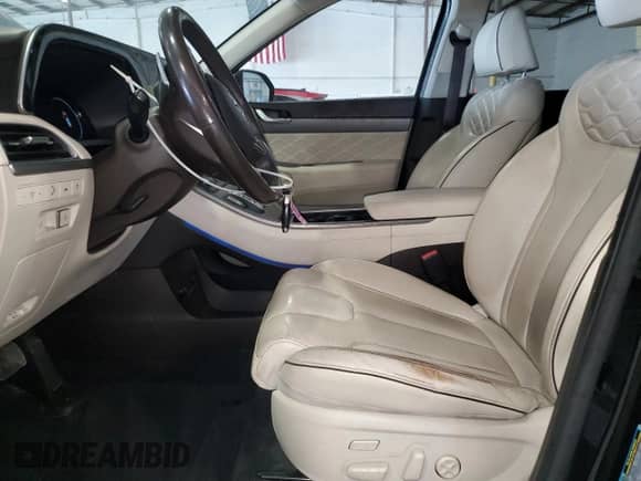 2021 Hyundai Palisade Calligraphy с VIN KM8R7DHE9MU219088, выставлен на аукционе Copart как лот 81721075 с пробегом 93 616 миль миль и Списание • Salvage title. История ставок и продаж доступна на DreamBid. Изображение 7.