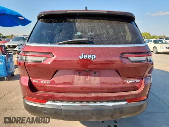 2022 Jeep Grand Cherokee Limited с VIN 1C4RJKBG7N8555370, выставлен на аукционе Copart как лот 84352735 с пробегом 76 679 миль миль и Списание • Salvage title. История ставок и продаж доступна на DreamBid. Изображение 6.