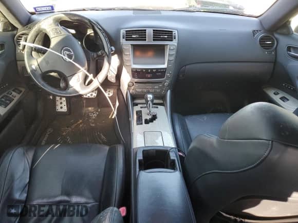 2008 Lexus IS F with VIN JTHBP262585001859, listed as a Copart auction lot 86517534 with 185,856 mi miles and Salvage title. Bid and sale history available at DreamBid. Image 8.