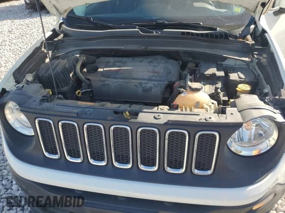 2017 Jeep Renegade Altitude with VIN ZACCJBBB6HPE61326, listed as a Copart auction lot 83988845 with 182,171 mi miles and Clean title. Bid and sale history available at DreamBid. Image 12.