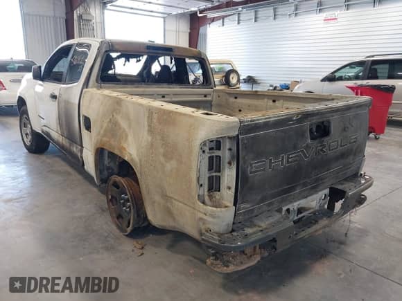 2021 Chevrolet Colorado 2WD Work Truck with VIN 1GCHSBEA7M1100252, listed as a IAAI auction lot 42545270 with Not provided miles and . Bid and sale history available at DreamBid. Image 3.