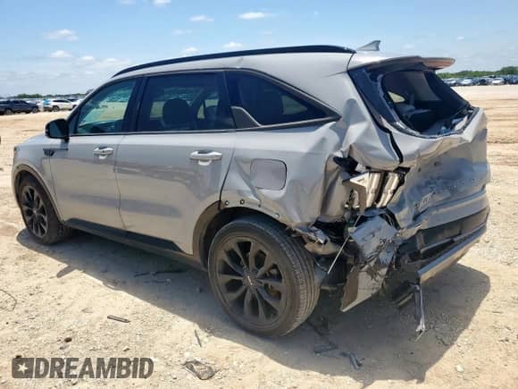 2022 Kia Sorento SX with VIN 5XYRK4LFXNG153852, listed as a Copart auction lot 57957105 with 78,028 mi miles and Salvage title. Bid and sale history available at DreamBid. Image 2.