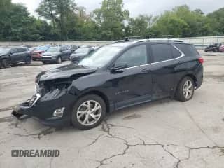 2019 Chevrolet Equinox LT with VIN 2GNAXVEX8K6129298, listed as a Copart auction lot 69398215 with 46,753 mi miles and Salvage title. Bid and sale history available at DreamBid. Image 1.