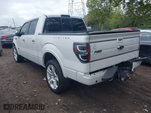 2011 Ford F-150 Lariat with VIN 1FTFW1E62BFA49969, listed as a IAAI auction lot 43404490 with 176,682 mi miles and . Bid and sale history available at DreamBid. Image 17.