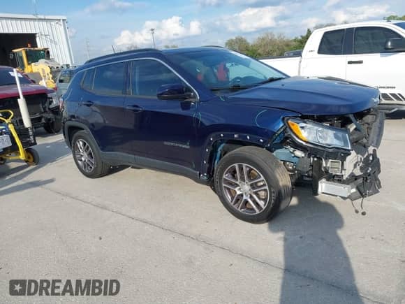 2020 Jeep Compass Latitude z VIN 3C4NJCBB1LT224727, wystawiony jako IAAI lot #41683813 z przebiegiem 36 107 mil mil oraz . Historia ofert i sprzedaży dostępna na DreamBid. Obrazek 13.