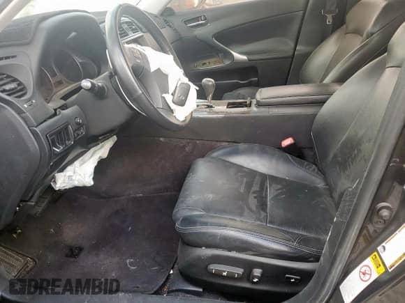 2009 Lexus IS 250 с VIN JTHBK262592093296, выставлен на аукционе Copart как лот 84055905 с пробегом Не указан миль и Списание • Salvage title. История ставок и продаж доступна на DreamBid. Изображение 7.