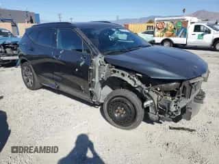 2019 Chevrolet Blazer RS z VIN 3GNKBERS2KS692799, wystawiony jako Copart lot #85305415 z przebiegiem 90 961 mil mil oraz Szkoda całkowita • Salvage title. Historia ofert i sprzedaży dostępna na DreamBid. Obrazek 4.