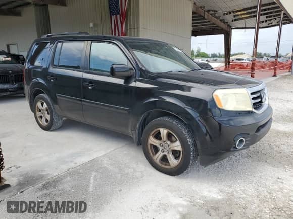 2013 Honda Pilot EX-L with VIN 5FNYF3H63DB021489, listed as a Copart auction lot 70463765 with 164,997 mi miles and Salvage title. Bid and sale history available at DreamBid. Image 4.