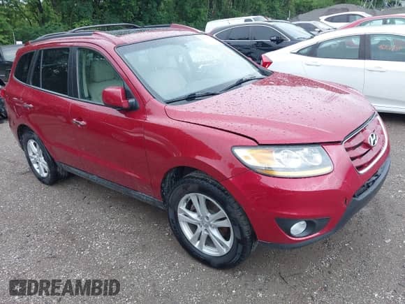 2011 Hyundai Santa Fe Limited with VIN 5XYZKDAG7BG073593, listed as a IAAI auction lot 42849762 with 206,114 mi miles and . Bid and sale history available at DreamBid. Image 1.