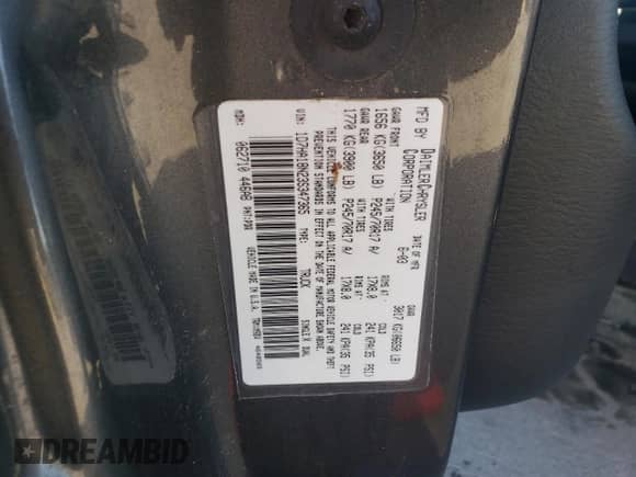 2003 Dodge 1500 ST with VIN 1D7HA18N23S347365, listed as a Copart auction lot 86688265 with 72,237 mi miles and Clean title. Bid and sale history available at DreamBid. Image 12.