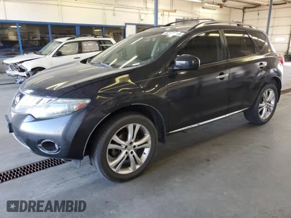 2010 Nissan Murano SL with VIN JN8AZ1MW4AW135838, listed as a Copart auction lot 82176995 with 210,167 mi miles and Salvage title. Bid and sale history available at DreamBid. Image 1.