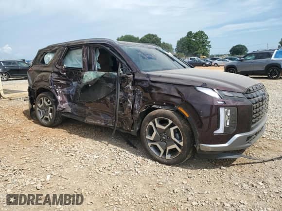 2024 Hyundai Palisade Limited с VIN KM8R5DGE2RU719897, выставлен на аукционе Copart как лот 62289395 с пробегом 7 143 миль миль и Списание • Salvage title. История ставок и продаж доступна на DreamBid. Изображение 4.