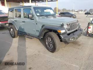 2024 Jeep Wrangler Willys с VIN 1C4PJXDG3RW305224, выставлен на аукционе IAAI как лот 41215995 с пробегом 5 144 миль миль и . История ставок и продаж доступна на DreamBid. Изображение 1.
