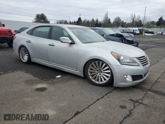 2014 Hyundai Equus Ultimate z VIN KMHGH4JH8EU082347, wystawiony jako Copart lot #45393595 z przebiegiem 104 562 mil mil oraz Czysty tytuł • Clean title. Historia ofert i sprzedaży dostępna na DreamBid. Obrazek 4.